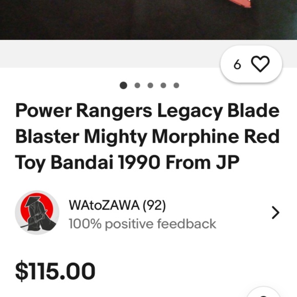 Vintage 1991 Power Rangers. Vintage  Power Rangers Red Ranger - Picture 7 of 9